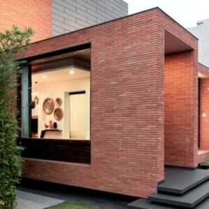 Indian house showing bricks